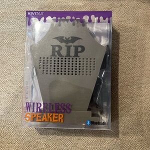 Target Bullseye Vivitar Graveyard Headstone RIP Wireless Bluetooth Speaker